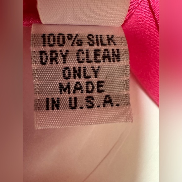 Ramy Brook Pink Asymmetrical 100% Silk Tank Camisole Sz Small - Picture 5 of 6